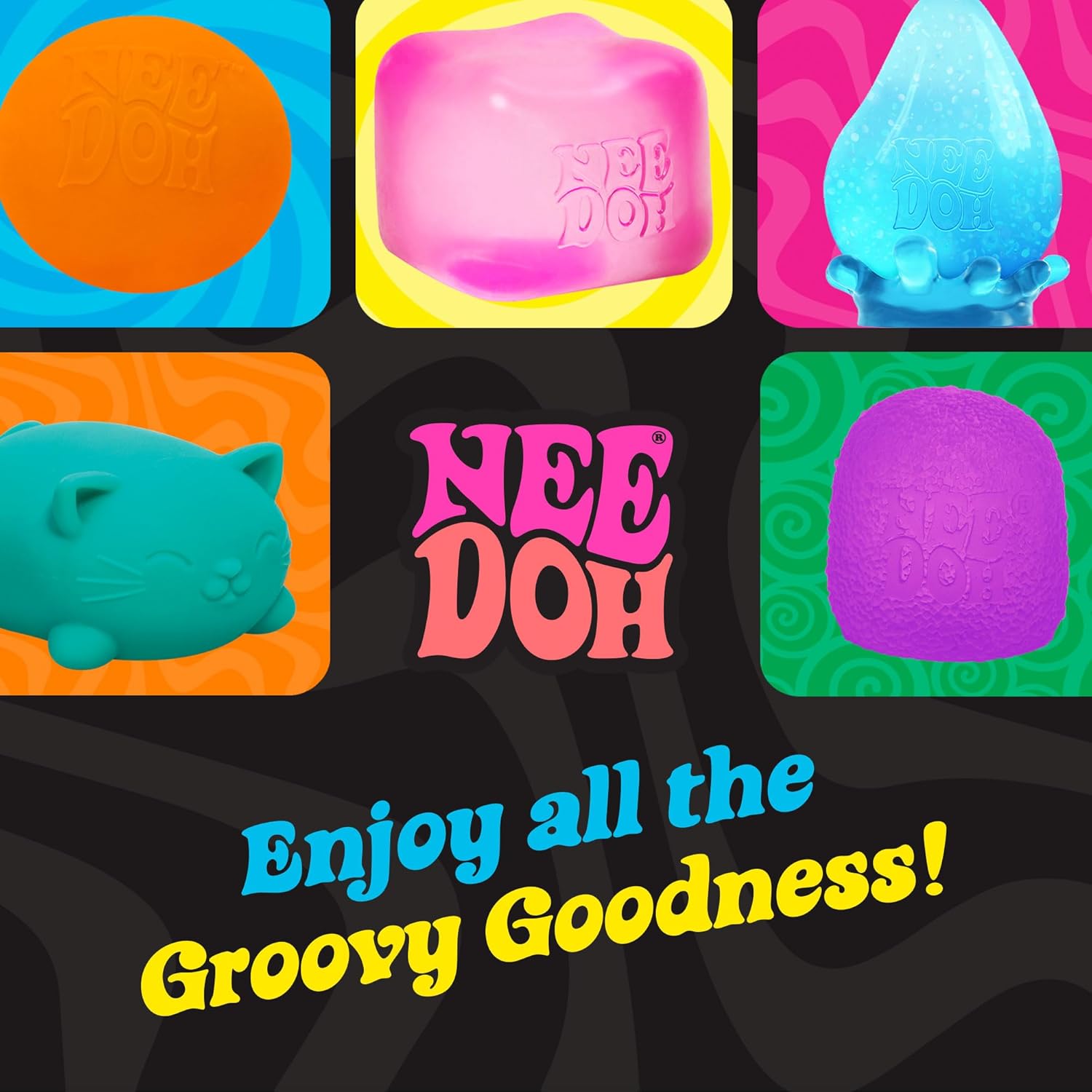 Schylling NeeDoh Gummy Bear - Sensory Fidget Toy with Jelly-Like Filling - 3.5 Tall - Colors May Vary (Pack of 1) - Image 6