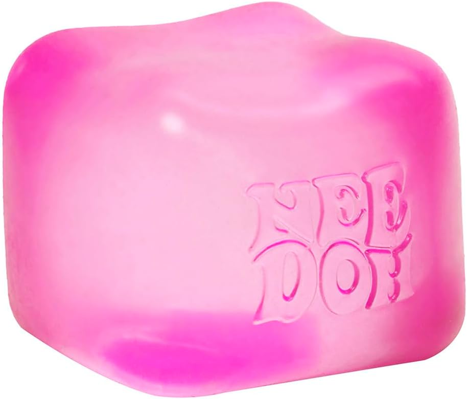 Schylling Needoh Nice Cube Sensory Toy with a Super Solid Squish - Always Returns to its Square Shape - Ages 3 and Up - 1 or 3 Pack Assorted Colours (Nice Cube. 1/3 Pack. Colours Chosen at Random) - Image 2