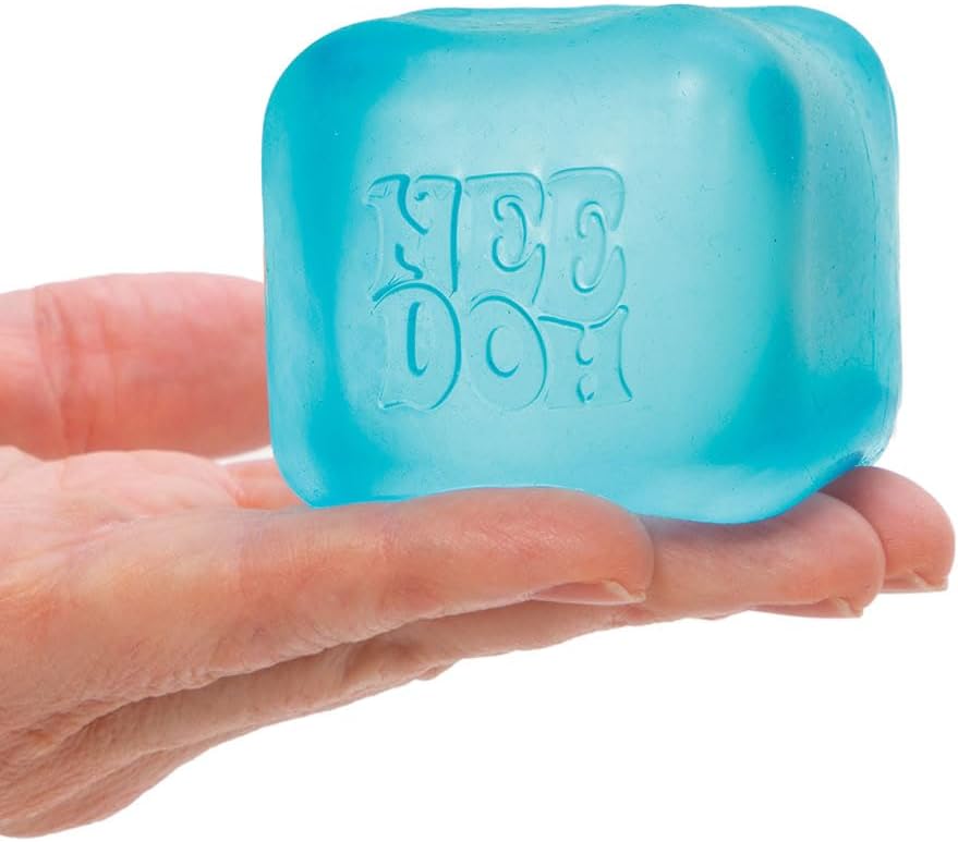 Schylling Needoh Nice Cube Sensory Toy with a Super Solid Squish - Always Returns to its Square Shape - Ages 3 and Up - 1 or 3 Pack Assorted Colours (Nice Cube. 1/3 Pack. Colours Chosen at Random) - Image 6