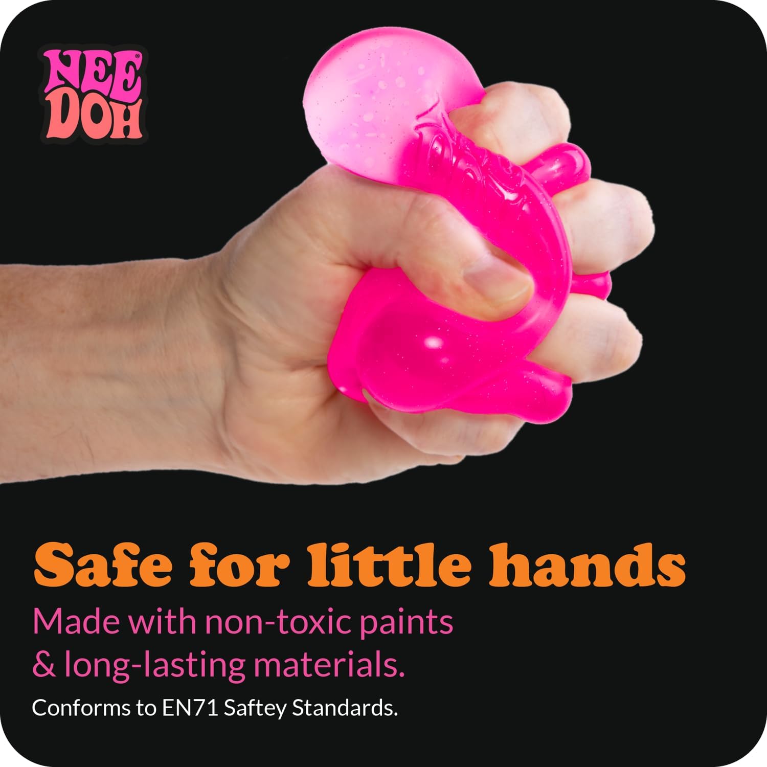 Schylling NeeDoh Dream Drop - Sensory Squeeze Toy with Dreamy Smooth Squeeze - 3 Tall - Color May Vary (Pack of 1) - Image 6