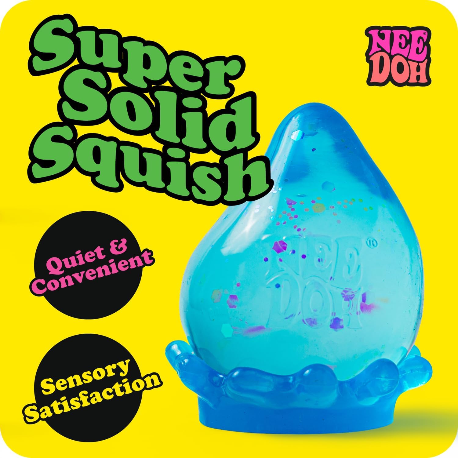 Schylling NeeDoh Dream Drop - Sensory Squeeze Toy with Dreamy Smooth Squeeze - 3 Tall - Color May Vary (Pack of 1) - Image 2