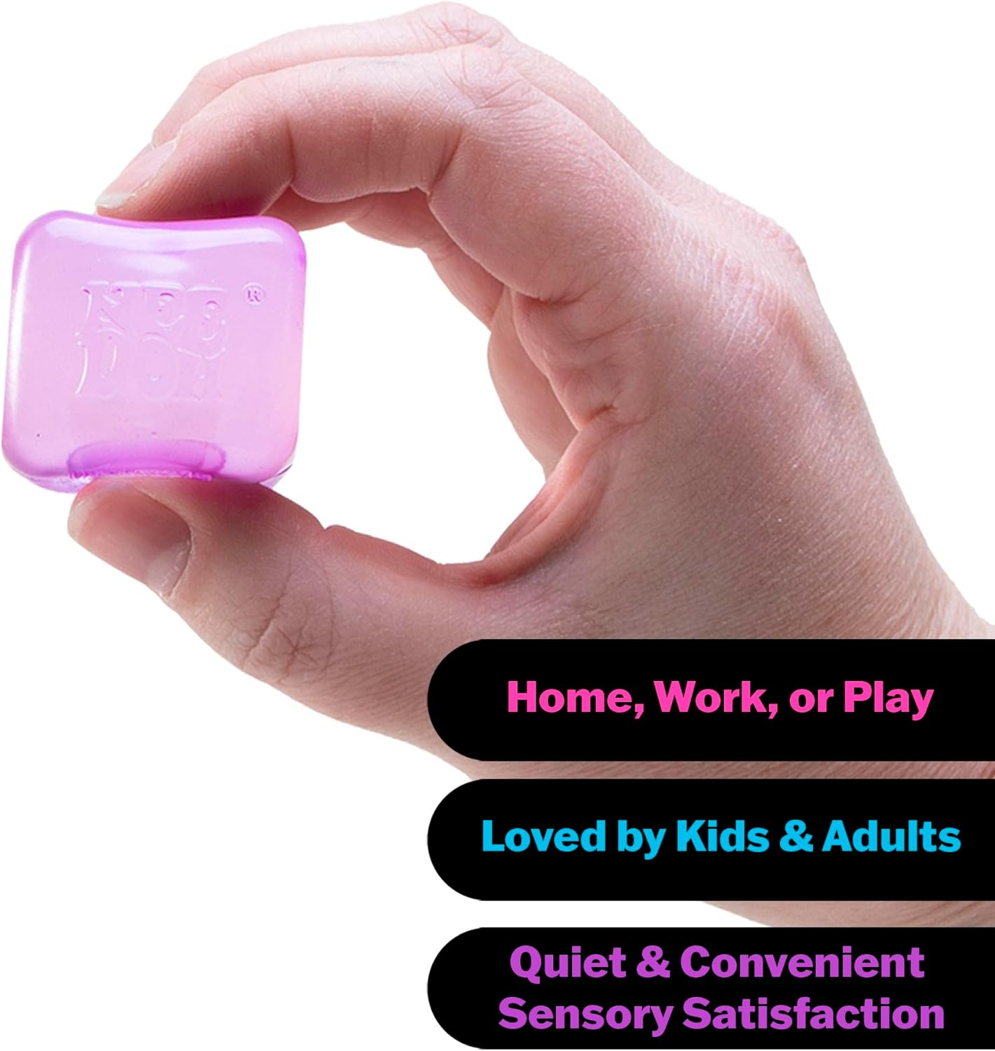 Schylling NeeDoh Nice Ice Baby 4 Pack - Sensory Squeeze Toy - 1.5 Cube - Colors May Vary - Image 6